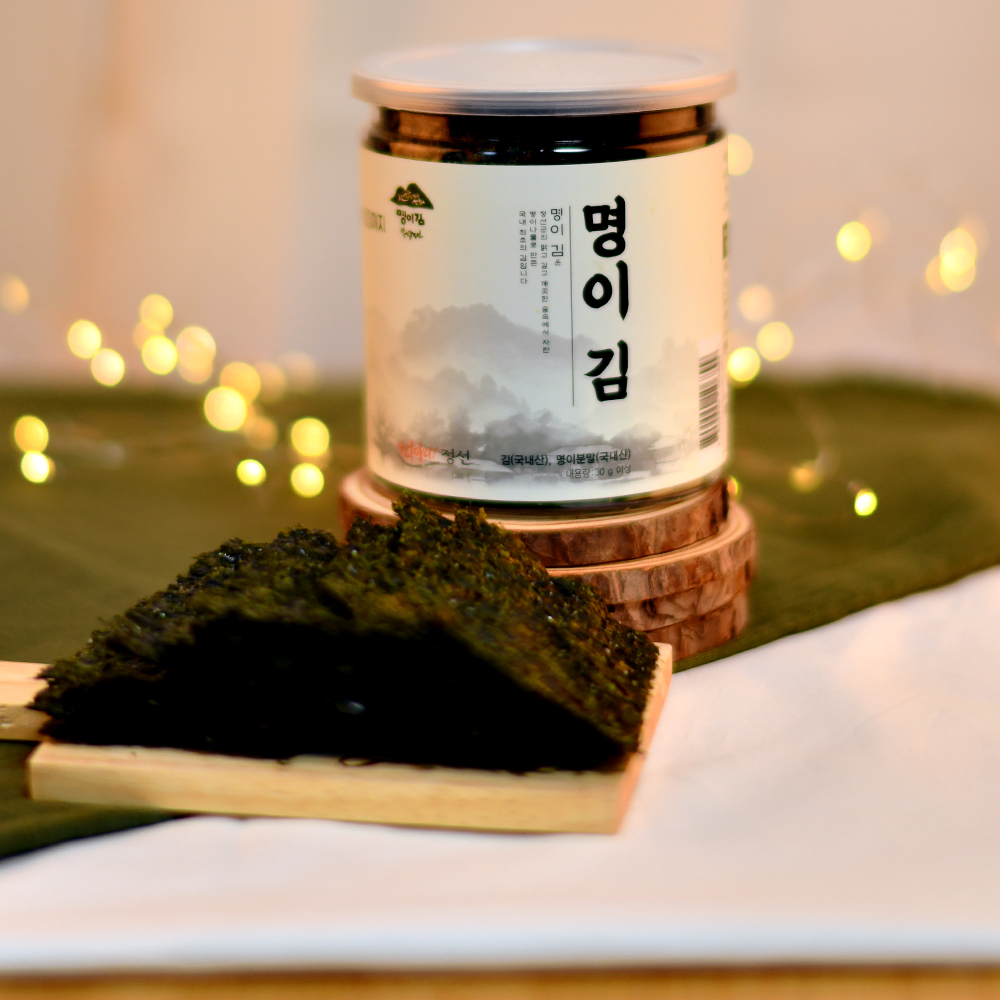 정선 서림농원 명이 김 선물세트 (명품 완도김과 정선 명이나물의 맛있는 만남)