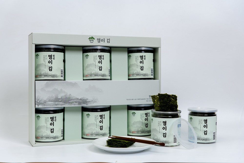 정선 서림농원 명이 김 선물세트 (명품 완도김과 정선 명이나물의 맛있는 만남)