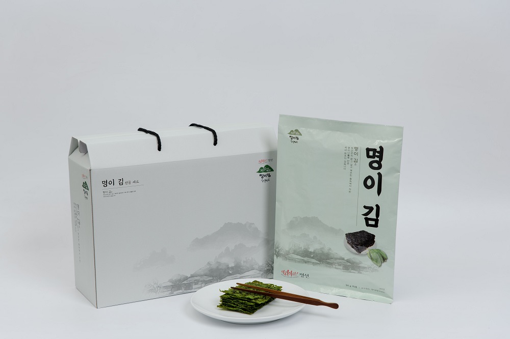 정선 서림농원 명이 김 선물세트 (명품 완도김과 정선 명이나물의 맛있는 만남)