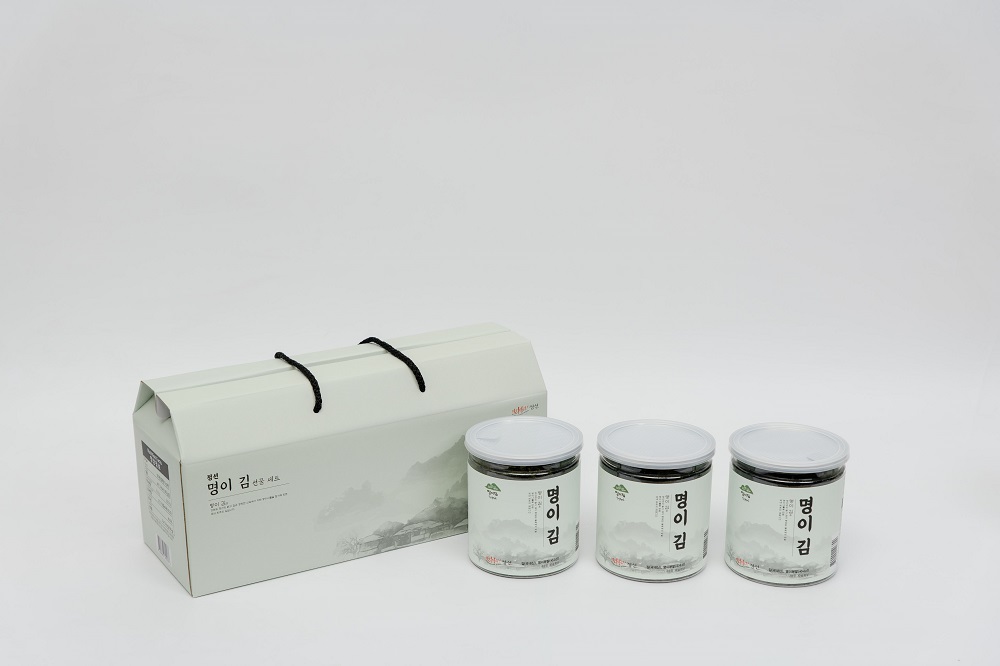 정선 서림농원 명이 김 선물세트 (명품 완도김과 정선 명이나물의 맛있는 만남)